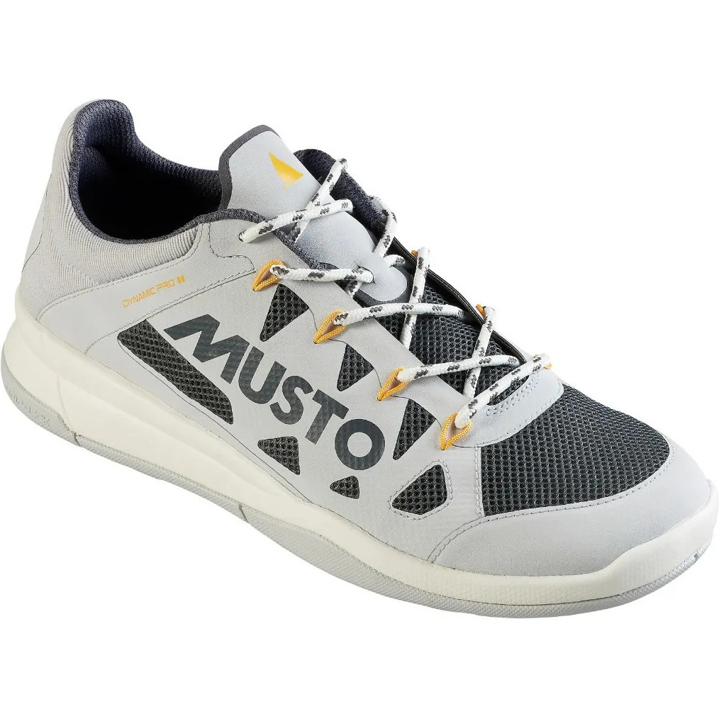 2025 Musto Mens Dynamic Pro II Adapt Sailing Shoes 82027 - Platinum / Gold